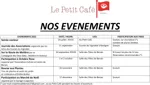 LISTE DES EVENEMENTS n°7 juillet 2022